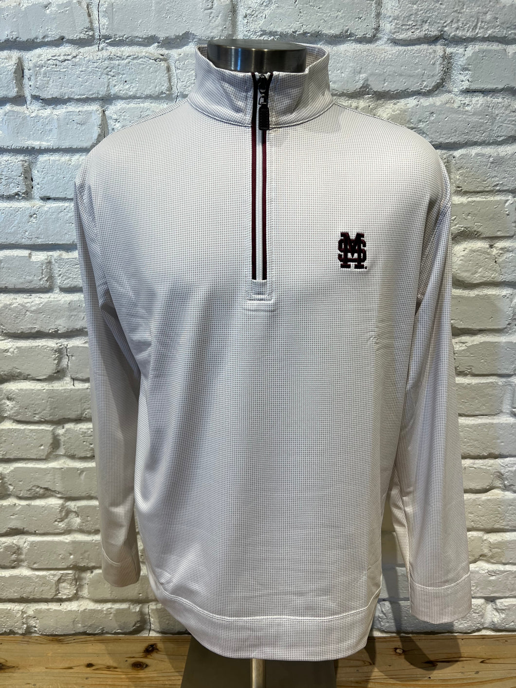 MSU Houndstooth 1/4 Zip