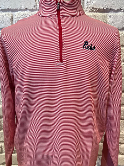 Rebs Red Stripe 1/4 Zip