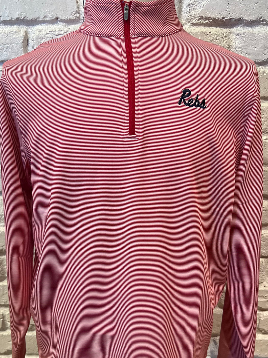 Rebs Red Stripe 1/4 Zip