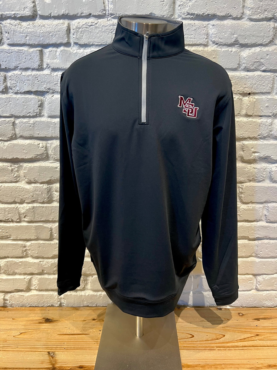 MSU Interlock 1/4 zip