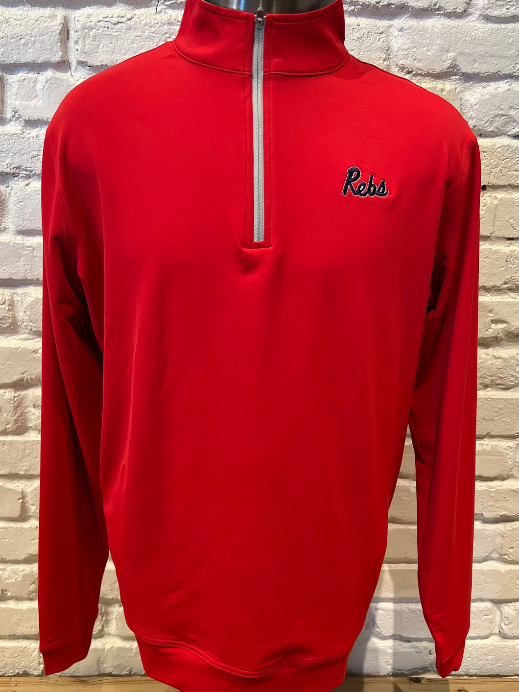 Rebs Red 1/4 Zip