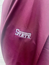 Load image into Gallery viewer, Peter Millar Perth Stretch Loop Terry Quarter-Zip Maroon Mississippi State MSU Baseball