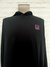 Load image into Gallery viewer, Peter Millar Pine Performance Hoodie Black Mississippi State MSU Dynasty Series Baseball