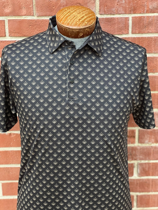 Saints Black Fleur De Lis Knit
