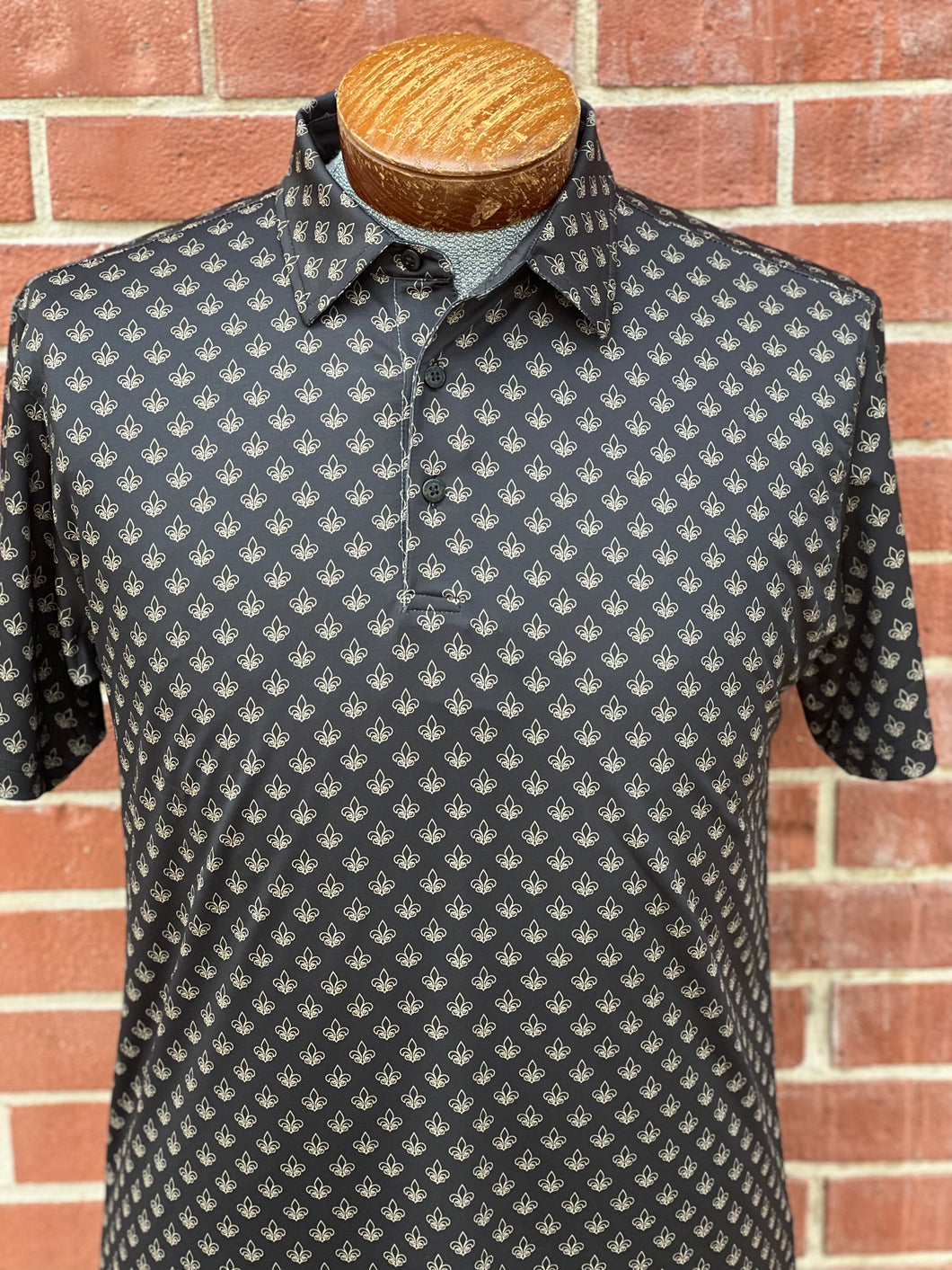 Saints Black Fleur De Lis Knit