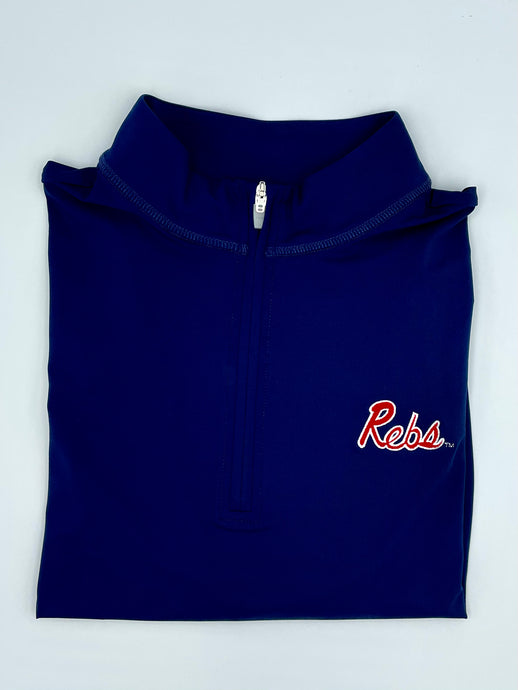 Rebs Navy 1/4 Zip